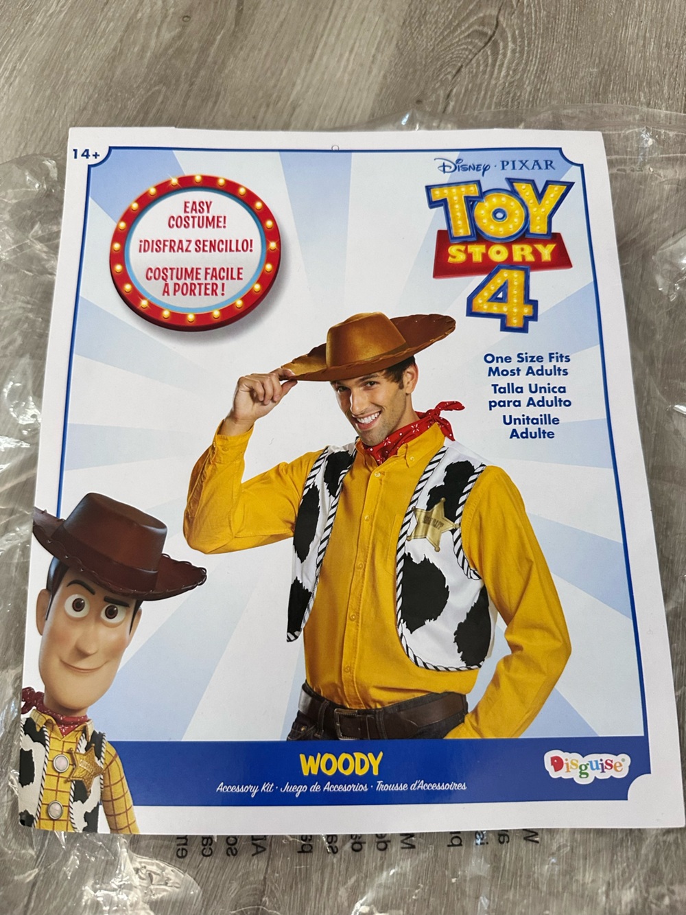 Disney Woody Costume Shirt and Vest Set with upgraded hat